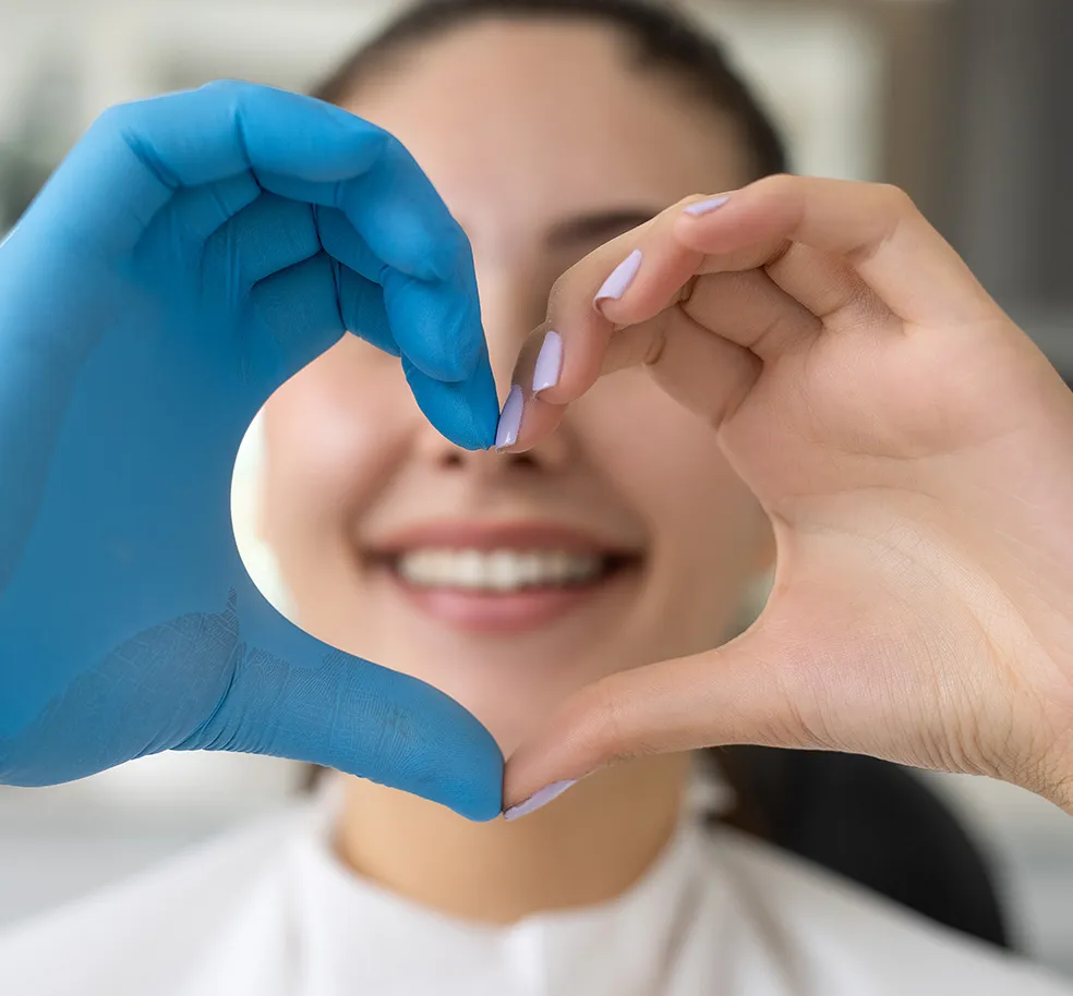Heart hand gesture